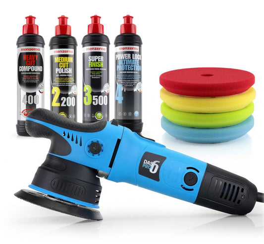 DAS-6 PRO Dual Action Polisher - Menzerna Kit